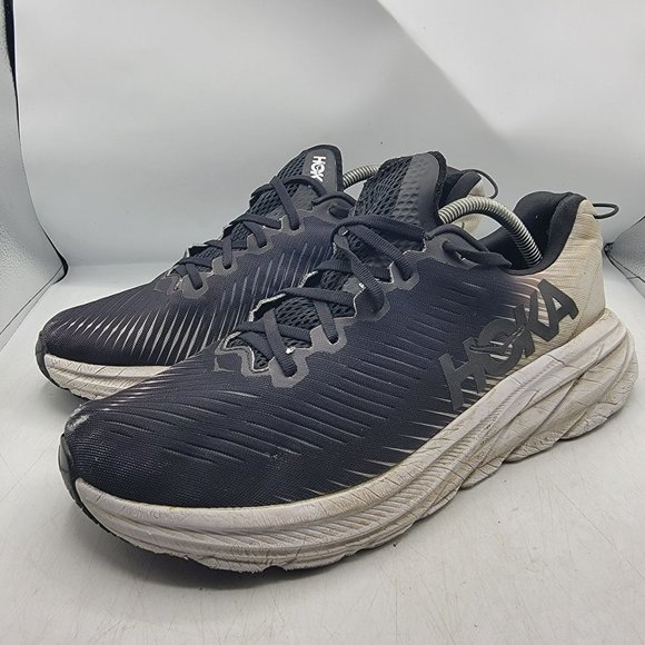 Hoka One One Rincon 3 Mens 11 D Black Running Shoes Sneakers 1119395 BWHT main image 7